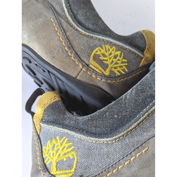 Timberland Shoes Sneakers Driving Moccasin Oxfords Gray Yellow Mens Size 11.5 M main image 11